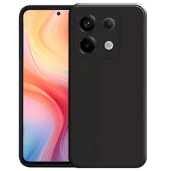 Sleek Black Soft Silicone Shockproof Phone Case - Premium Protection Back Cover for Black (For Note 10T 5G)