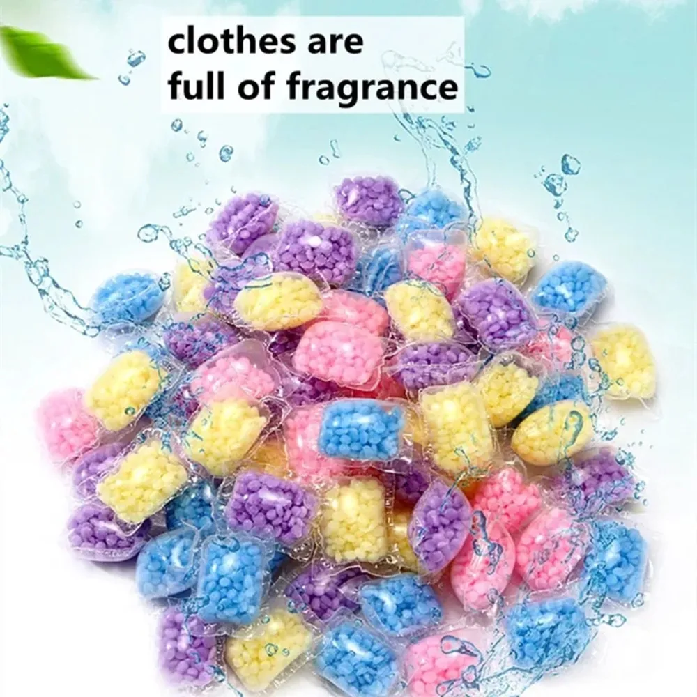 Laundry Fragrance Beads Granule Water Soluble Softener Pods Diffuser for Soft Clothing
