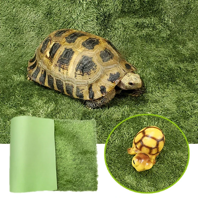 Reptile Box Carpet Tortoise Box Bottom Mat Reptile Pet Landscaping Mat Breeding Moss Bottom Soft and Moisturizing