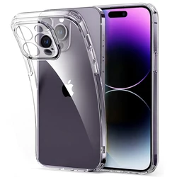 Custodia per telefono in silicone ultra sottile e trasparente - Copertura posteriore morbida e trasparente