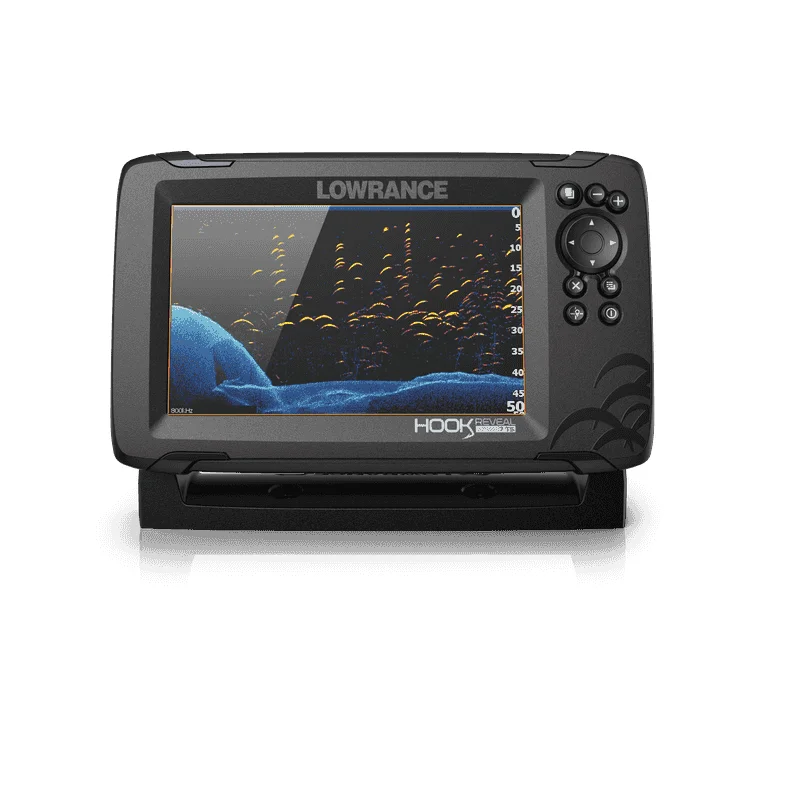 LOWRANCE HOOK REVEAL 7X TRIPLESHOT sonar detection
