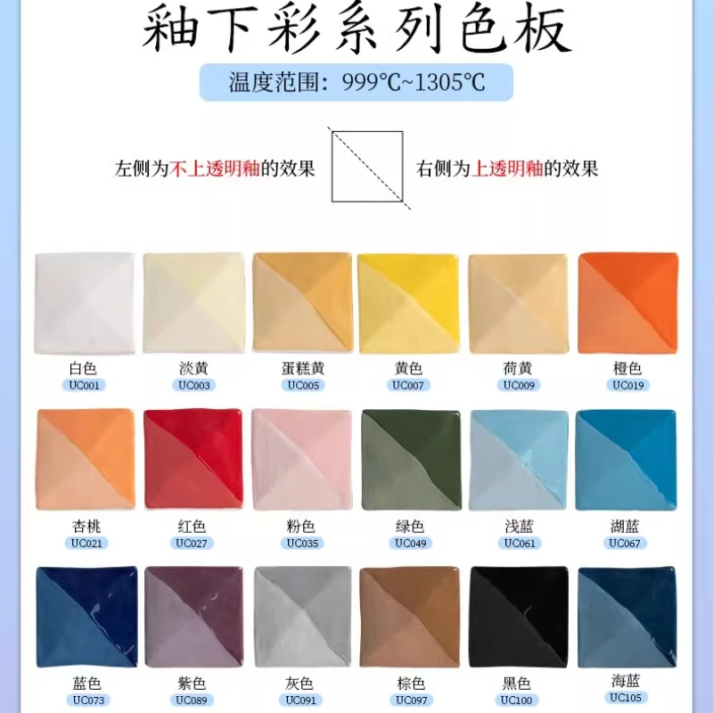 Lead Free Underglaze Color Concentrate for Ceramics Hand Painting