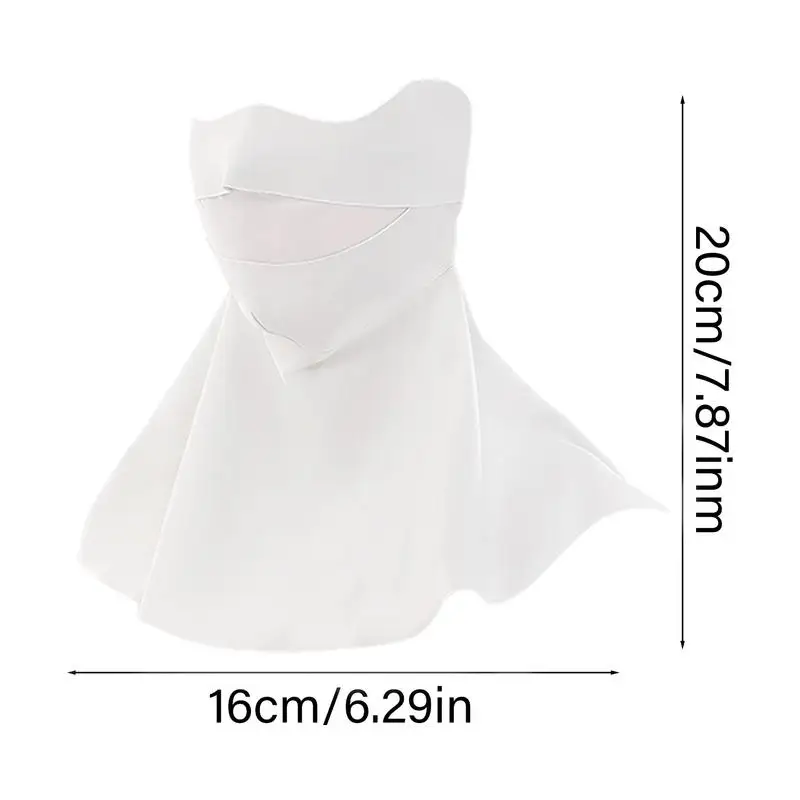 Face Cover With UV Protection Sun Masque Neck Gaiter Breathable Sun Protection Face Scarf Cover UV Masque For Men