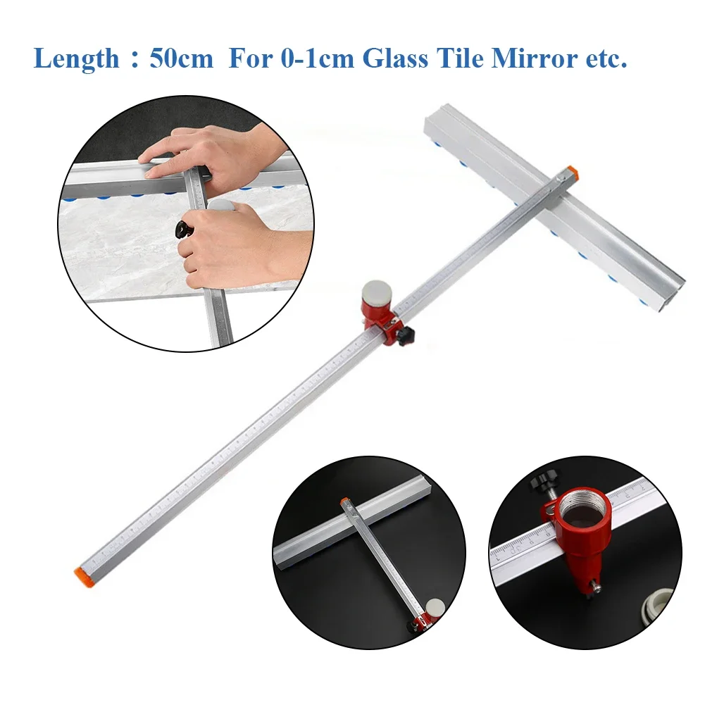 Tile Cutting Tool Ceramic and Porcelain Cutter Glass Tile Cutting Tools Floor and Porcelain Cutter Glass Push Knife T-Ype for Construction Tools