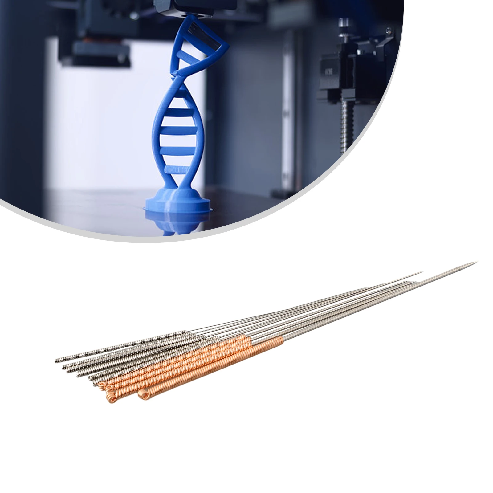 

Drill Bit Nozzle Cleaning Tool For 3D Printer MK8 Needles Parts Replacement Stainless Steel For Cleaning Filament