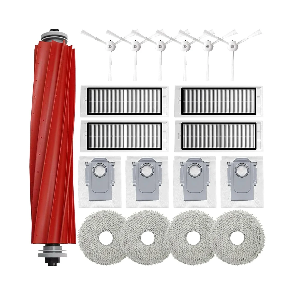 

Для Q Accessories, для P10 Robot Запчасти для пылесоса, набор аксессуаров, основная щетка, пылесборник