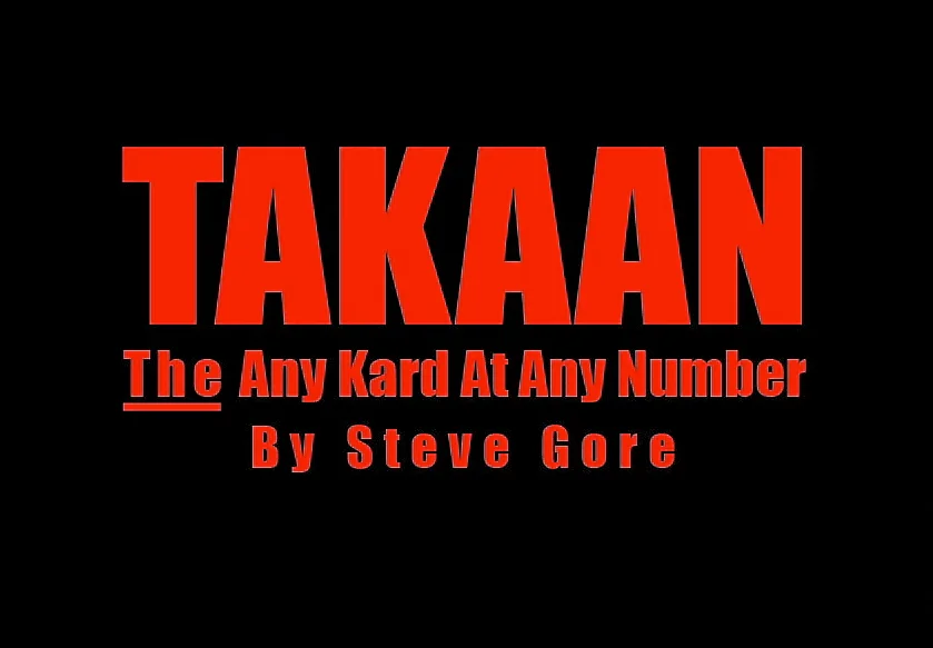 

2023 TAKAAN от Стива Гор-волшебные фокусы
