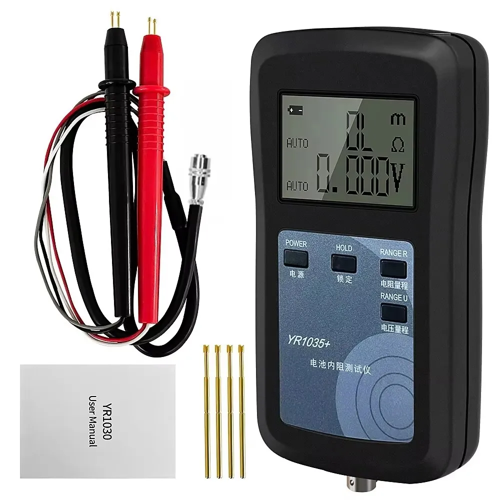 4 Wires YR1035+ Car Battery Analyzer Lithium Battery Internal Resistance Test Instrument 100V Electric Vehicle Group 18650 Teste 6
