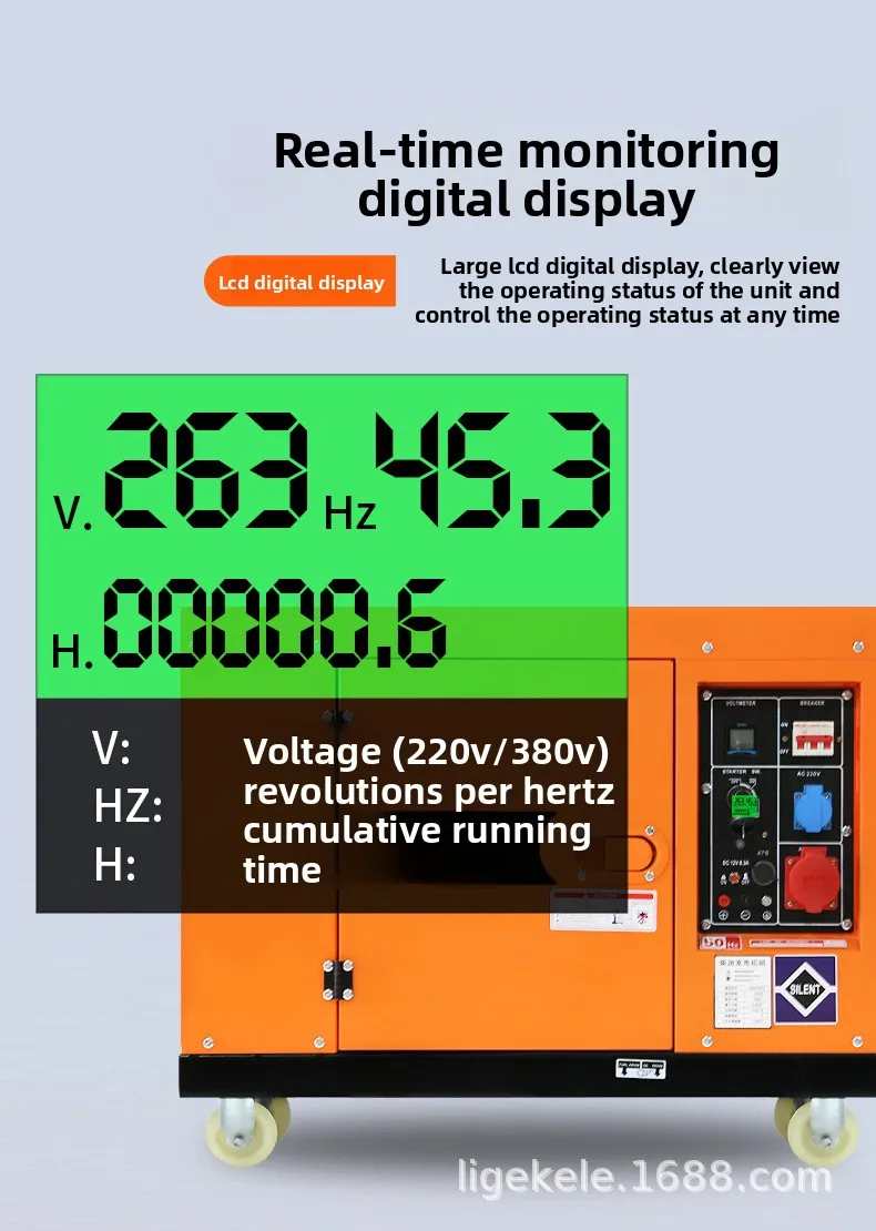 Top-Selling Super Silent Generator 5KW-18KVA 5.5KW-9KW 220V/380V ATS Option: Bul