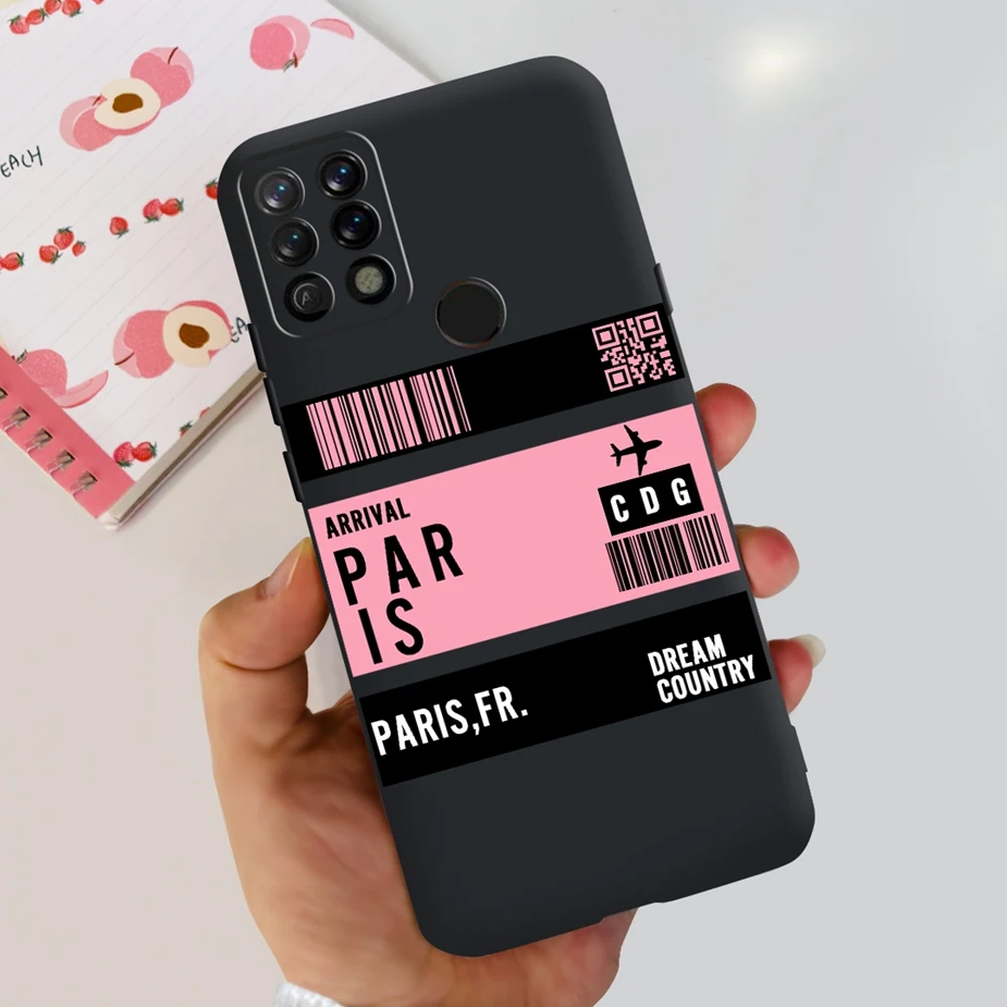 Colorful Matte Silicone Phone Case with Bumper Protection - 6.8'' Back Cover