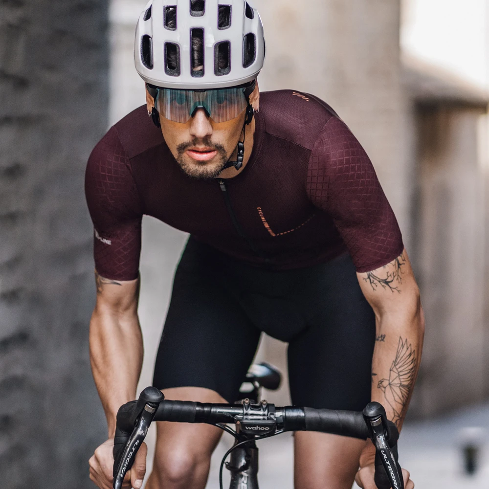Santic Men's Cycling Jersey Summer Short Sleeve Sports Shirts Quick-Dry Breathable Road Bike MTB Bicycle Riding Clothing Tops