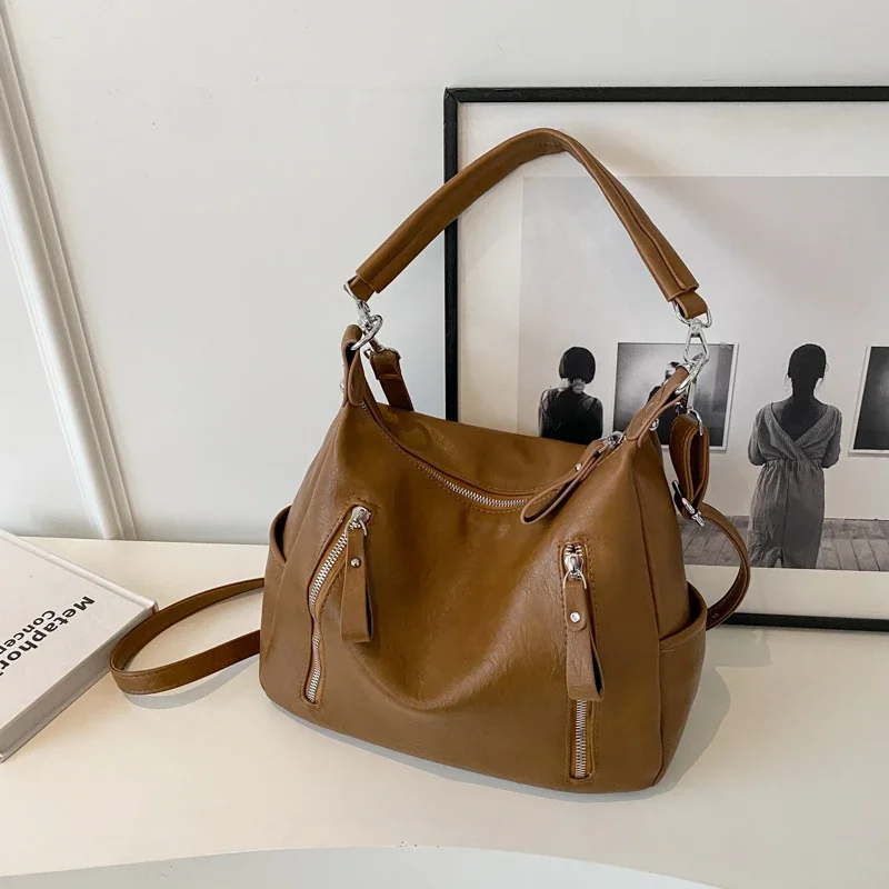 

Высококачественная новая женская сумка, молодежная модная трендовая универсальная сумка через плечо, простая деловая удобная женская сумка