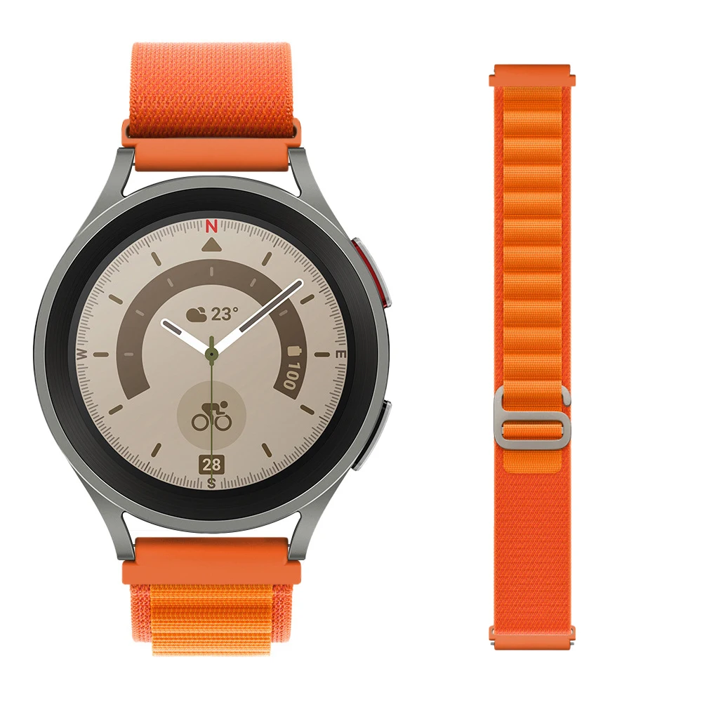 Alpine Loop Sports Wristband with Nylon Strap, 20mm/22mm