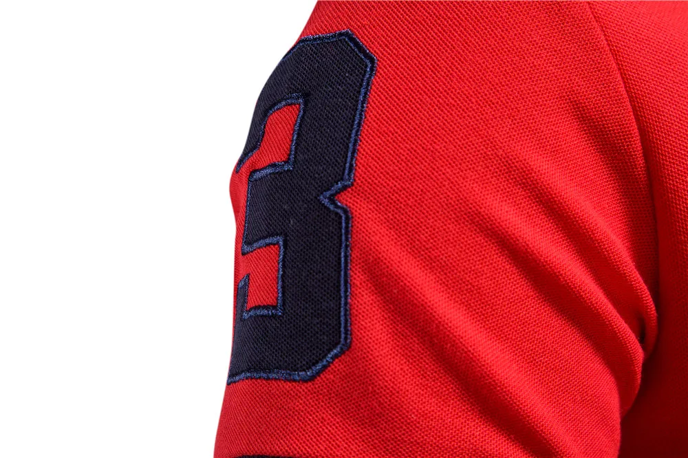 Embroidery 35% Cotton Polo Shirts for Men Casual Solid Color Slim Fit Mens Polos New Summer Fashion Brand Men Clothing