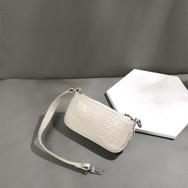 Women's Fashion Chain Bag Summer All-match Crocodile Pattern Armpit Bag