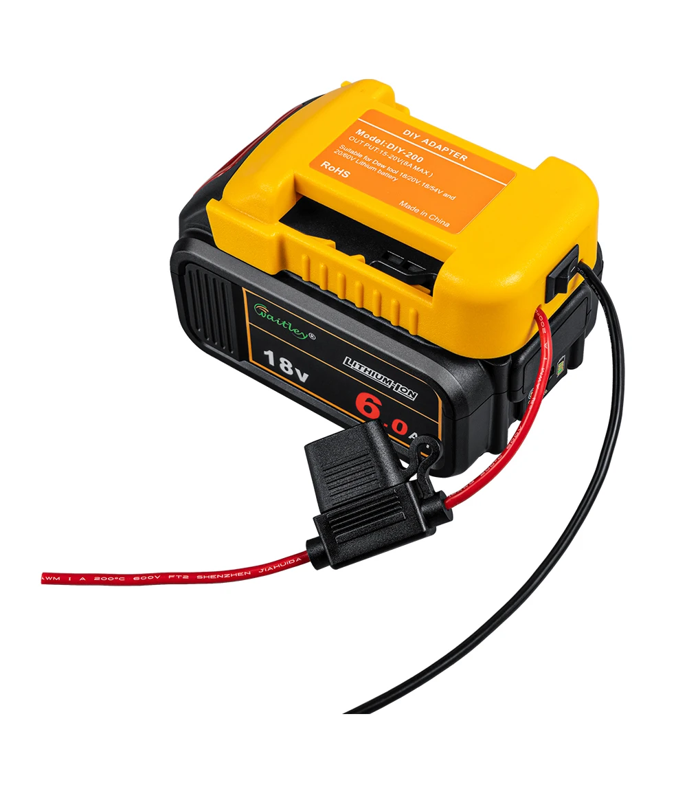 External Battery Adapter Converter for DEWALT 18V/20V/54V Battery DIY Power Tool