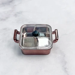 Miniature Hot Pot Dinner Set - Dollhouse Kitchen Accessories and Decor (A3)