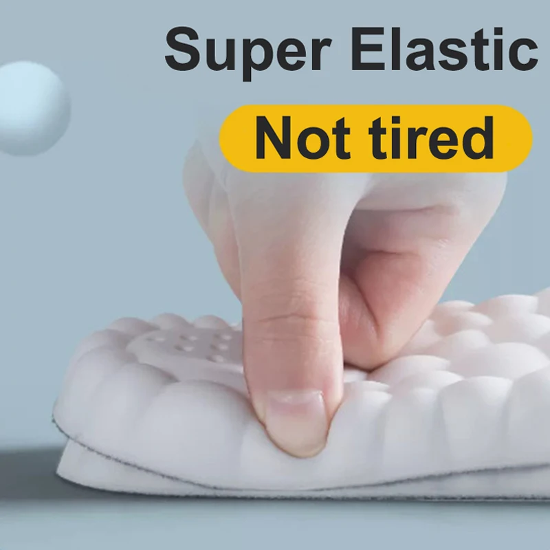 1Pair 2Pairs 4Pairs High Elasticity Latex Sport Insoles