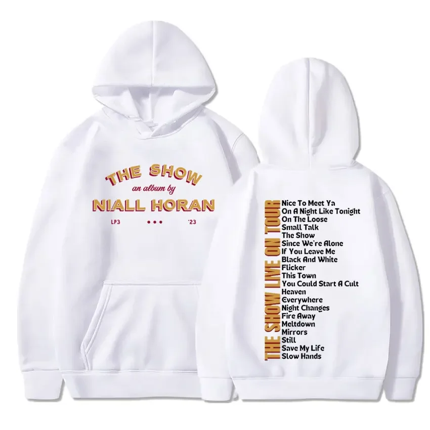 Niall Horan 2024 The Show Live On Tour Aesthetic Oversized Sweatshirt Men Women Hip Hop Vintage Concert Hoodie Fans Gift 2