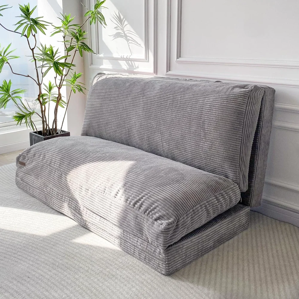 MAXYOYO Bean Bag Bed Folding Sofa Bed Floor Mattress Adults