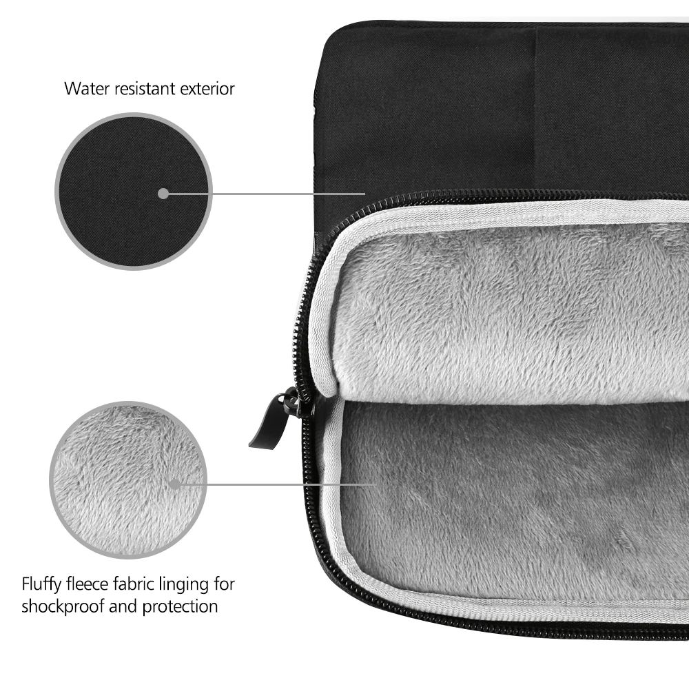 Losong Portable Monitor Case 18.5 Inch,Protective Carrying Sleeve For Most 18.5 In Monitors,Water Resistant Portable Laptop Display Bag With Accessory Pocket,Size-17.7"x11.2" Gray