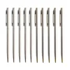10 Pcs/Set Metal Ballpoint Pens Stainless Steel Pen 0.7mm Blue Black Ink Rotating Style Ball Pens Stationery For School  Supplie 2