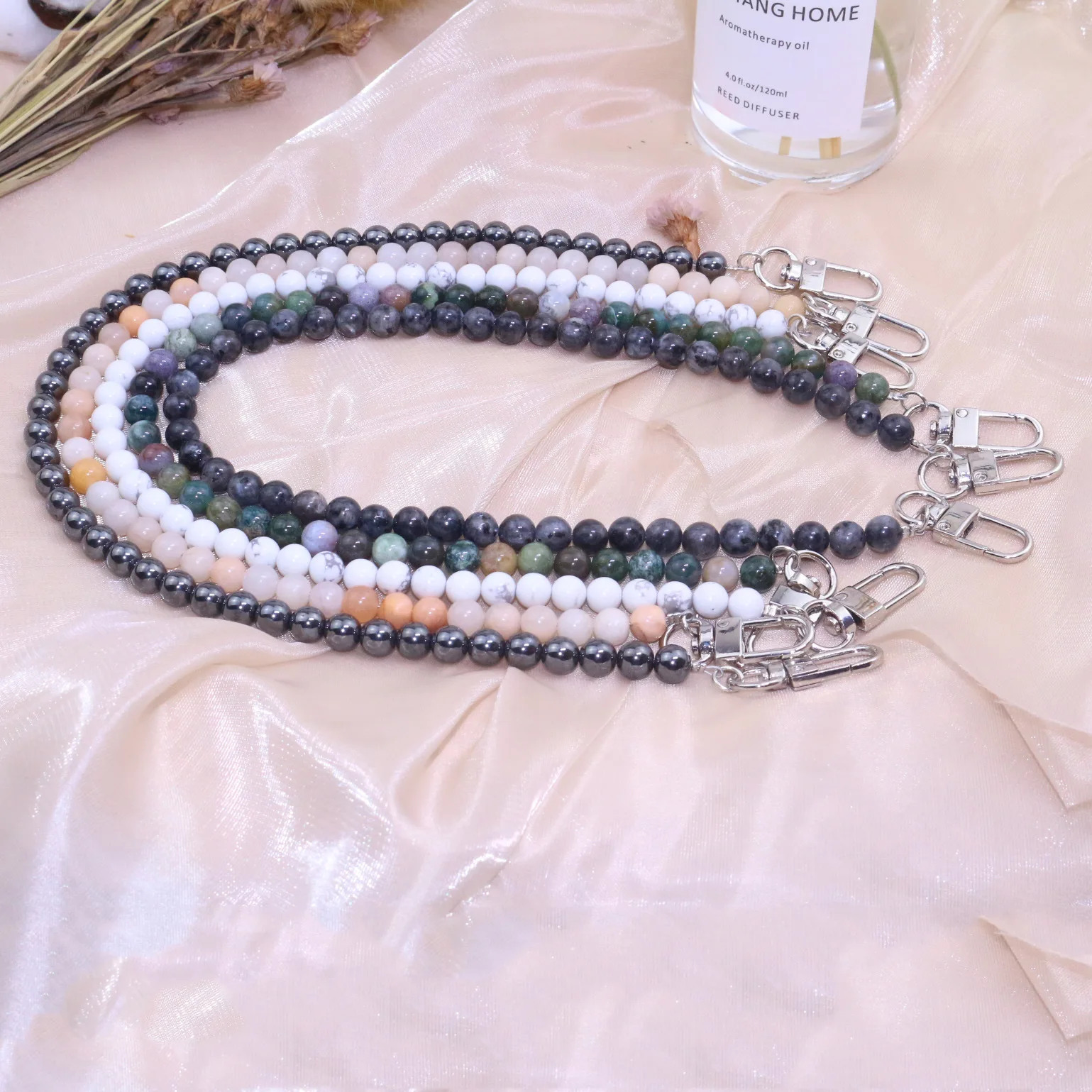 

Natural stone bag chain accessories belt bag shoulder strap single buy messenger small bag chain non fading chain crotch strip