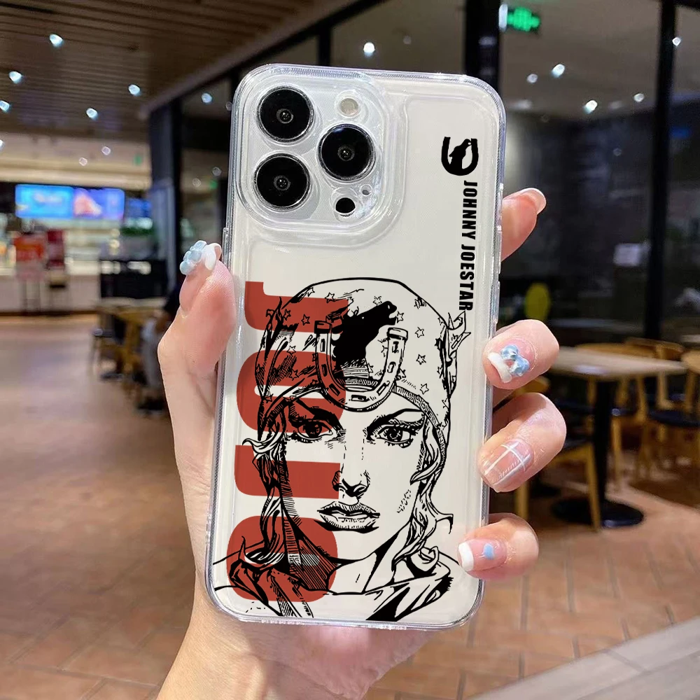 JoJo Bizarre Adventure Soft TPU Transparent Phone Case