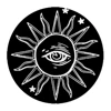 Star Eye Decorative Art Plates High-End Evil Eye Painting Wall Plate Ceramic Display Art Plate Home Restaurant Decoration 2