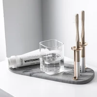 Toothbrush Holder Hygroscopic Base Storage Rack Bathroom Accessories Electric ToothBrush toothpaste Stand Shelf organizer 5