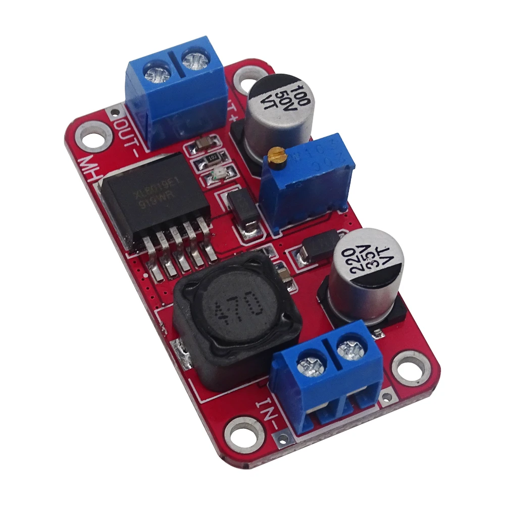Step Up Converter XL6019 5A DC-DC 3.3V-35V To 5V 6V 9V 12V 24V