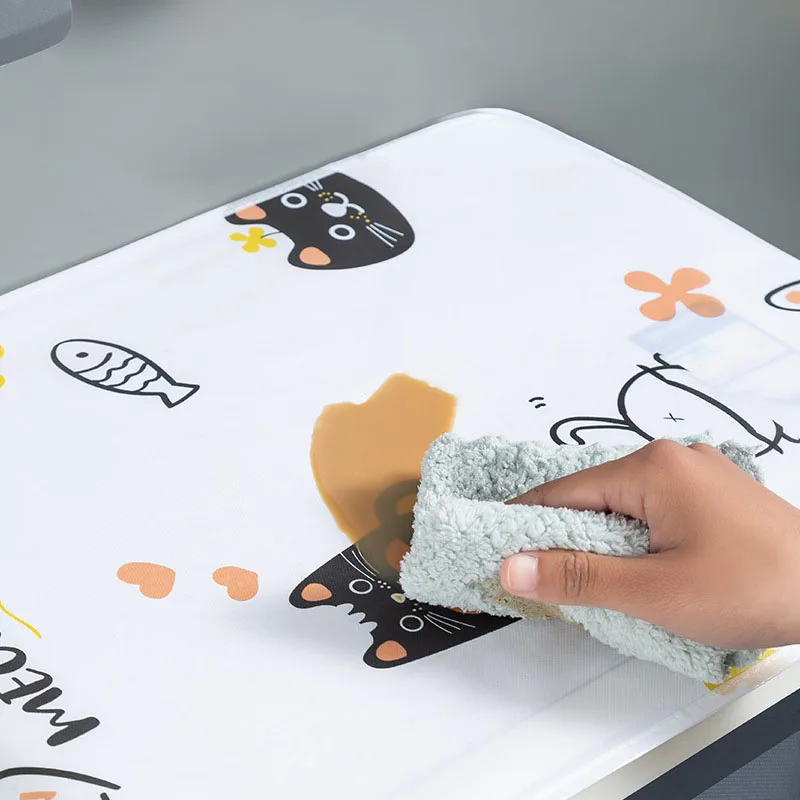 Microwave Dust Cover with Pocket Reusable Microwave Cover with Cartoon Design To Prevent Dust and Fumes in Kitchen and Home microwave dust cover,microwave food cover,kitchen dust cover