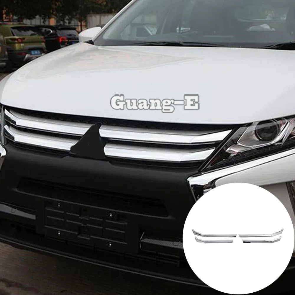 

Car Body Protection Detector Trim Front up Grid Grill Grille Panel 4pcs For Mitsubishi Eclipse Cross 2017 2018 2019 2020 2021