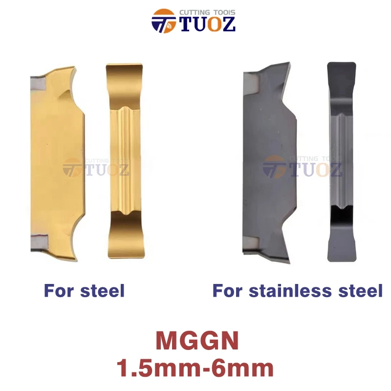 

TUOZ MGGN150 MGGN200 MGGN250 MGGN300 JM MGGN 1.5-6mm Carbide Inserts For Cutting Stainless Steel CNC Lathe Cutter Tool for Metal