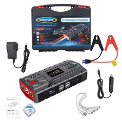 Car Air Compressor Emergency Jump Starter  Starting Charger Tyre Inflator