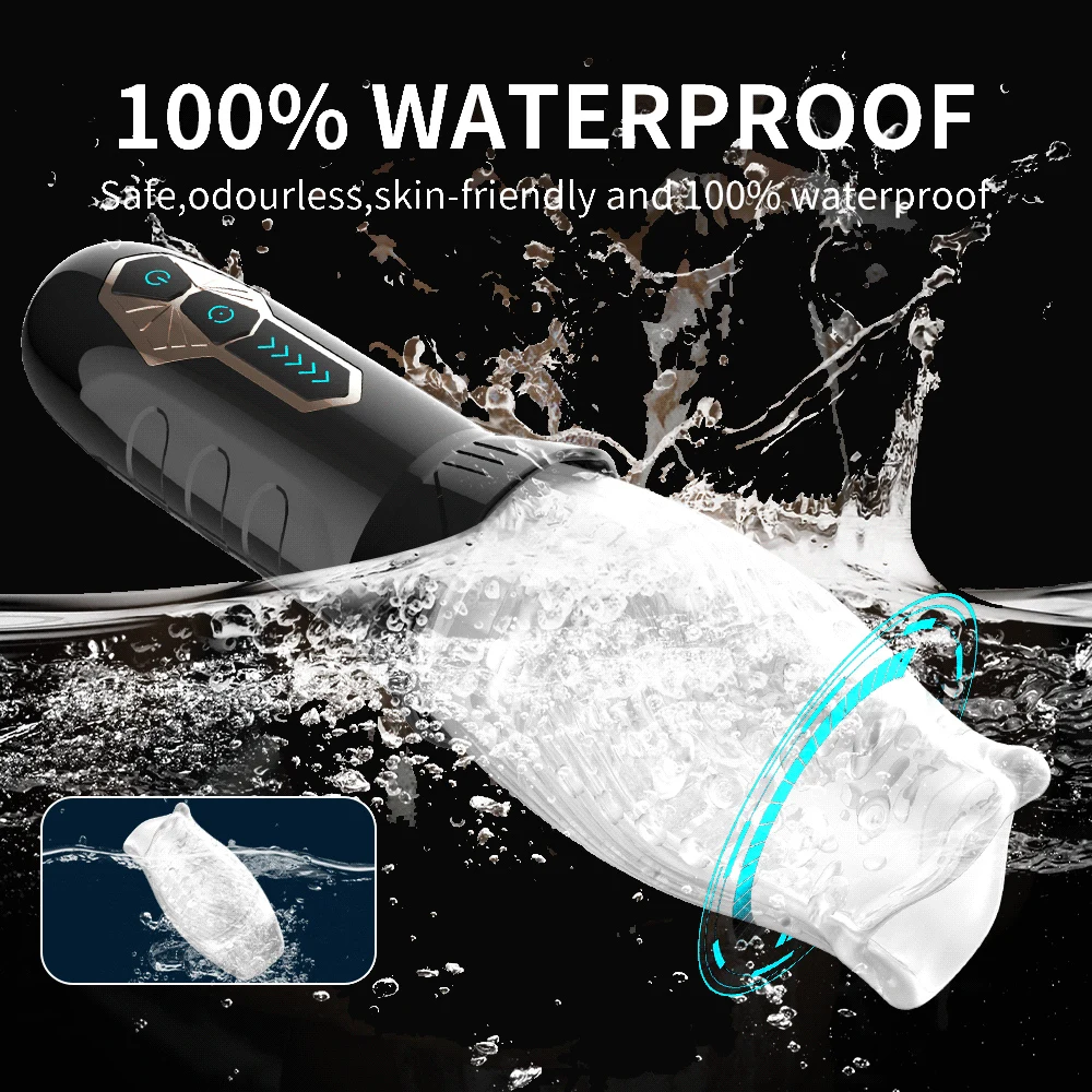 Rotierender Penis Masturbator Für Männliches Eichel Training_voghion.com