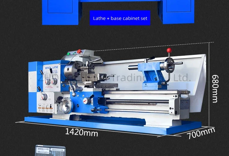 New Electric High-power Household Metal Lathe CQ6133 Desktop Lathe Small Process