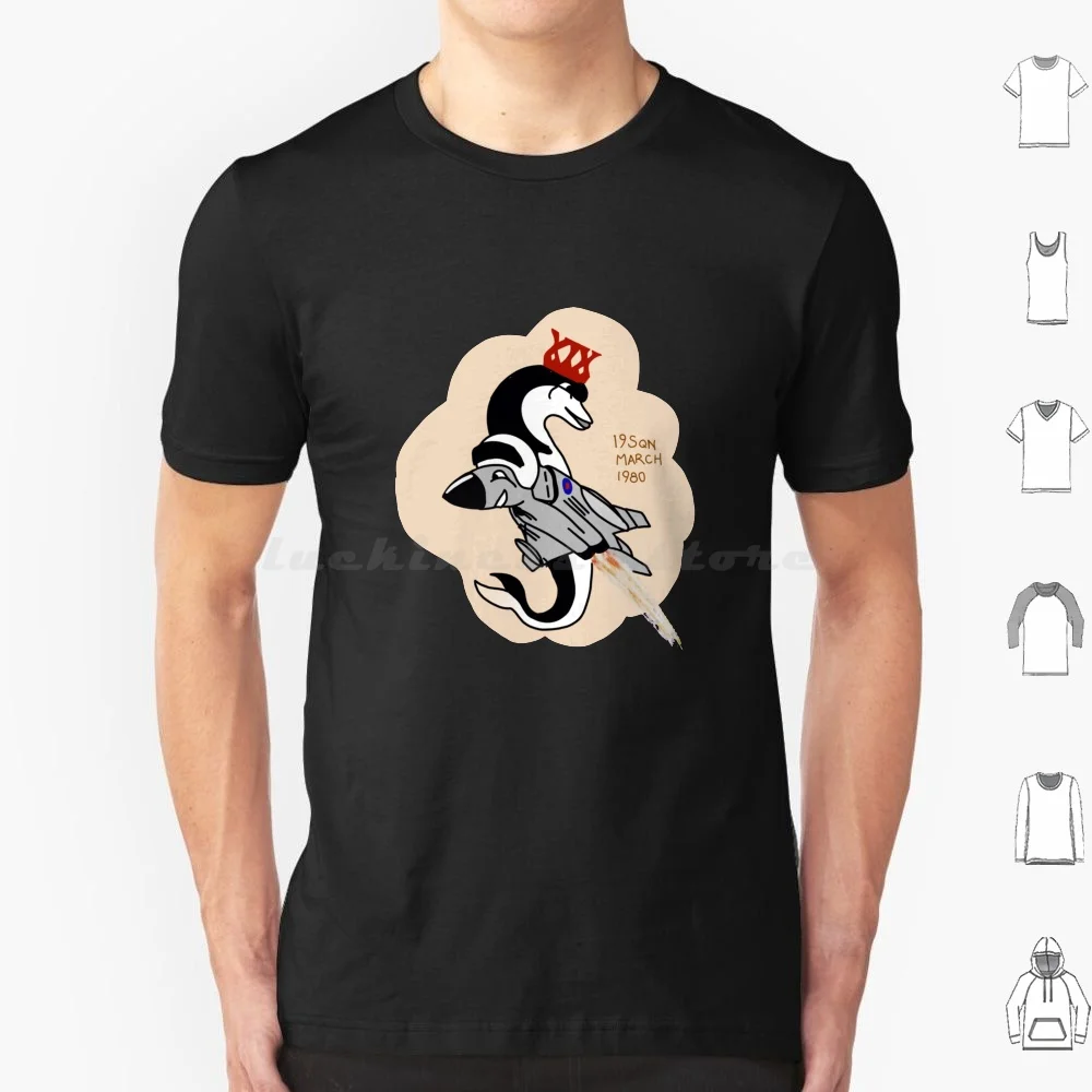 Raf Deci Wall Art '19 Sqn March 1980 'Maglietta Fantasma Cotone Uomo Donna Stampa Fai Da Te 19 Squadron Raf Royal Air Force Deci