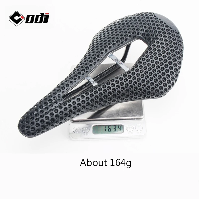 ODI Bicycle 3D Printed Saddle Carbon Fiber Rails Bicycle