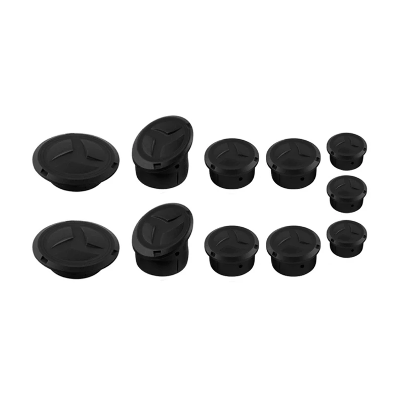 

1 Set Motorcycle Frame Hole Caps Plug Universal Motorbike Accessories for R1200 R1250 R1250 Adventure Black
