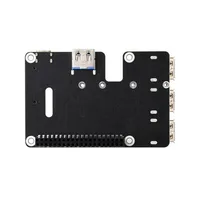 PCIe To USB 3.2 Gen1 And M.2 HAT For Raspberry Pi 5 Supports NVMe Protocol Solid State Drive Expands 4-Ch USB 3.2 Ports High 4