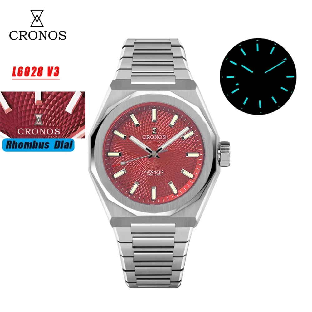 クロノス　CRONOS Cronos L6028 V3 Rhombus / Perlage Dial Limited 39mm PT5000 See