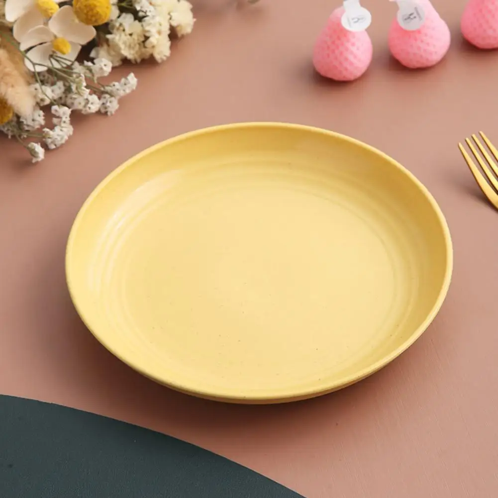 Multifunction Plate Dinnerware Set Versatile Bpa-free Round Dinner Plates Ideal for Serving Dumplings Vegetables Fruits