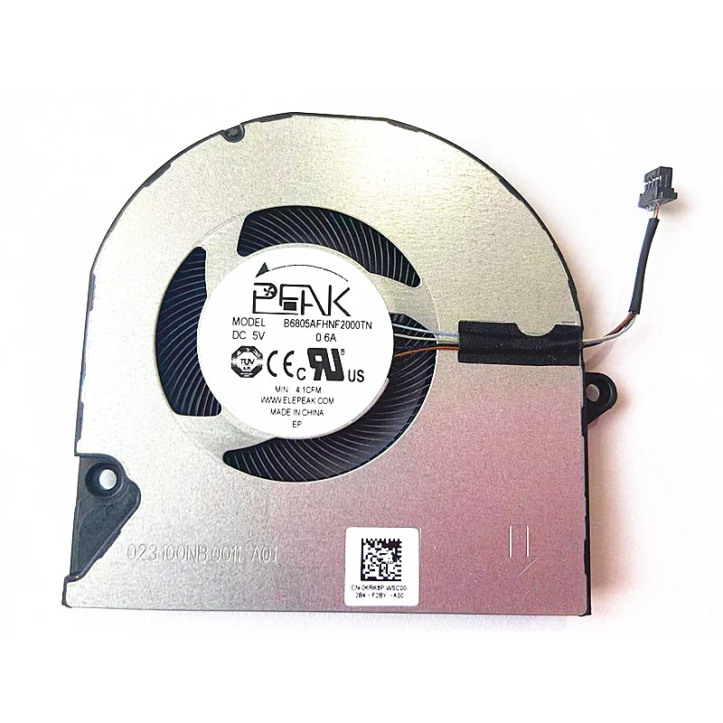 

New CPU Cooler Fan for DELL Inspiron 5410 5418 5415 Vostro 7415 5510 5515 Laptop Cooling Fan 0KRK6P