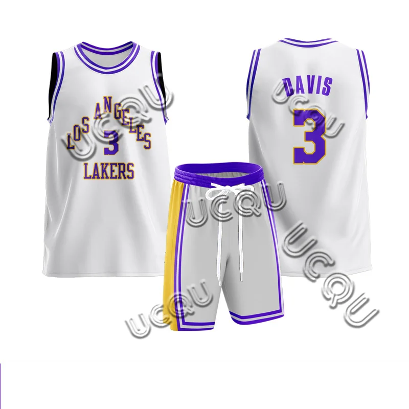 25/26 Basketball Vest Children's Training Vest Men's Women's Lakers No. 23-3 Oversized Breathable Sweat Absorbing Sports Shirt 6