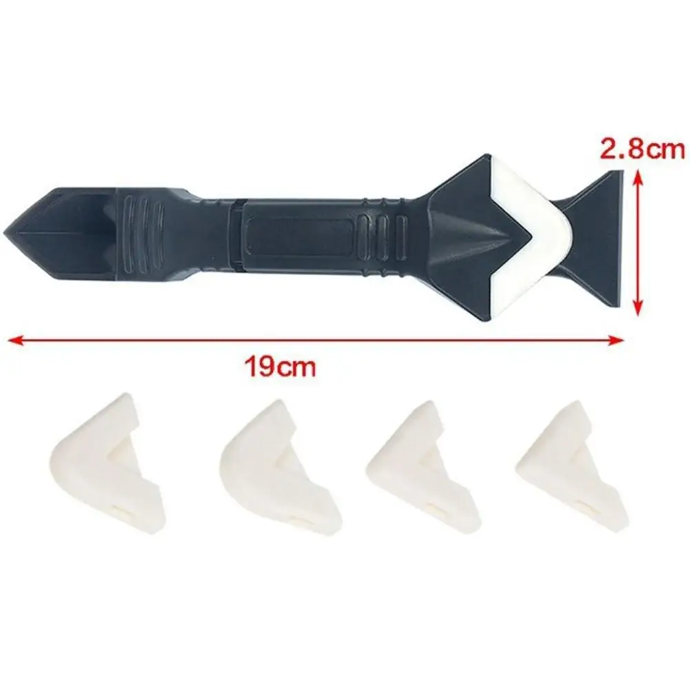 Angle Scraper Silicone Trowel Shovel Silicone Glass Sealant Remover Tool Kit Home Improvment Set 5pcs/Set caulking tools sealant tool kit