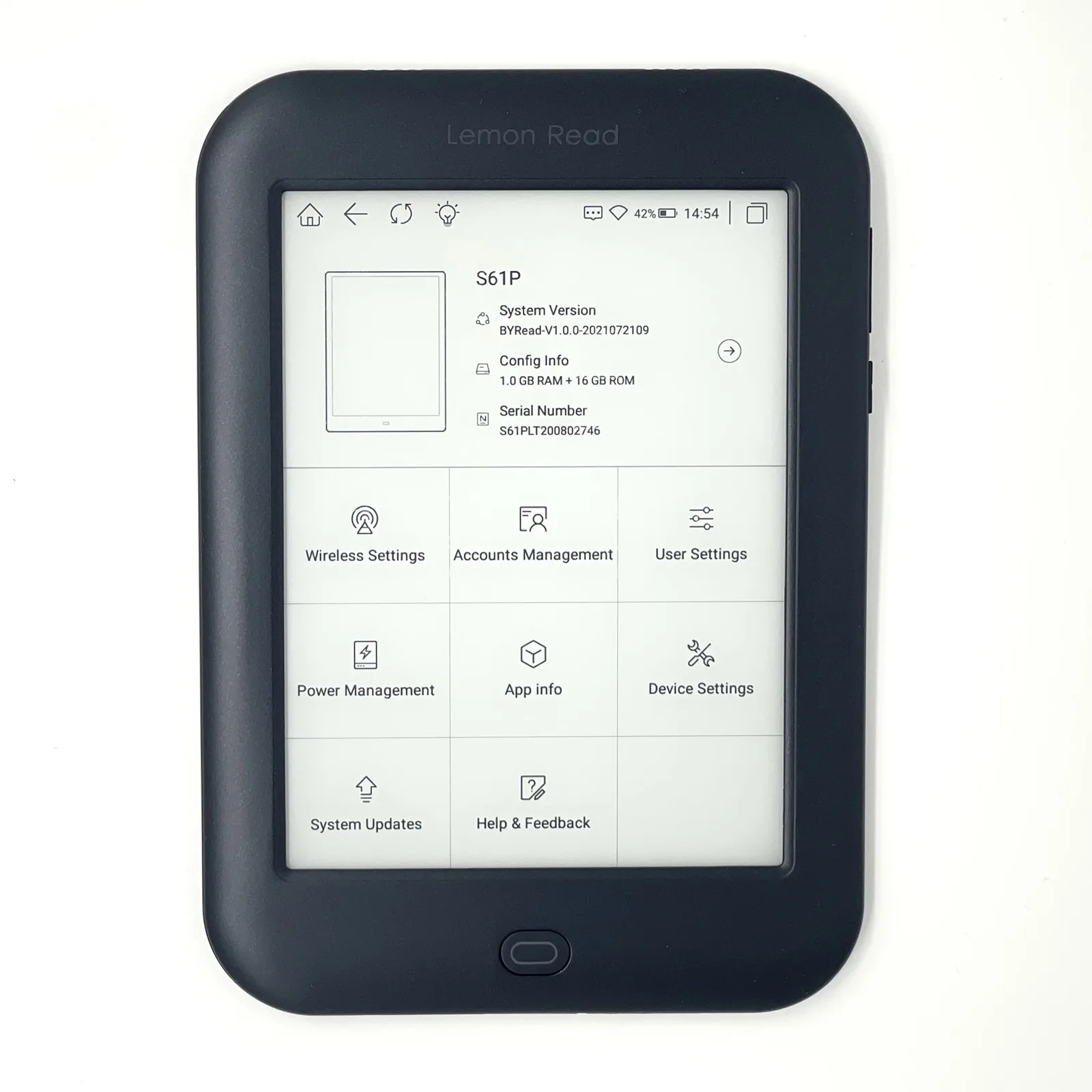 Ebook Reader Boyue S61P Android 8.1 LikeBook eReader 16G 212PPI ebook LemonRead M1 kindle kobo E-ink 6inch