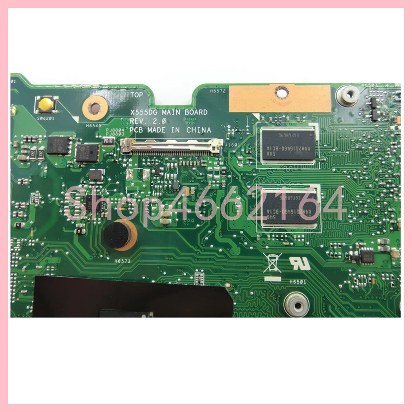 Placa-mãe para Laptop para Asus X555dg Mainboard e1 a4 a6 a8 A10 X555da X555ya X555d X555y X555dg K555d X555ba X555bp X555qa - Imagem 3