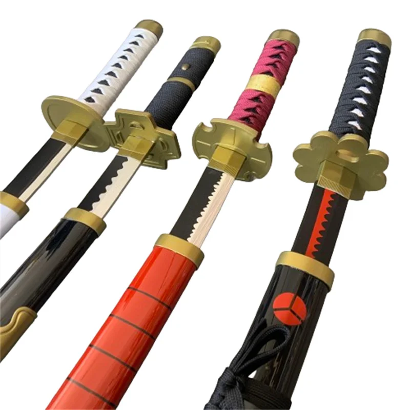 30inch Role Play Anime Roronoa Zoro Enma Bamboo Assembled Katana Weapon Cosplay 75cm Sword Model
