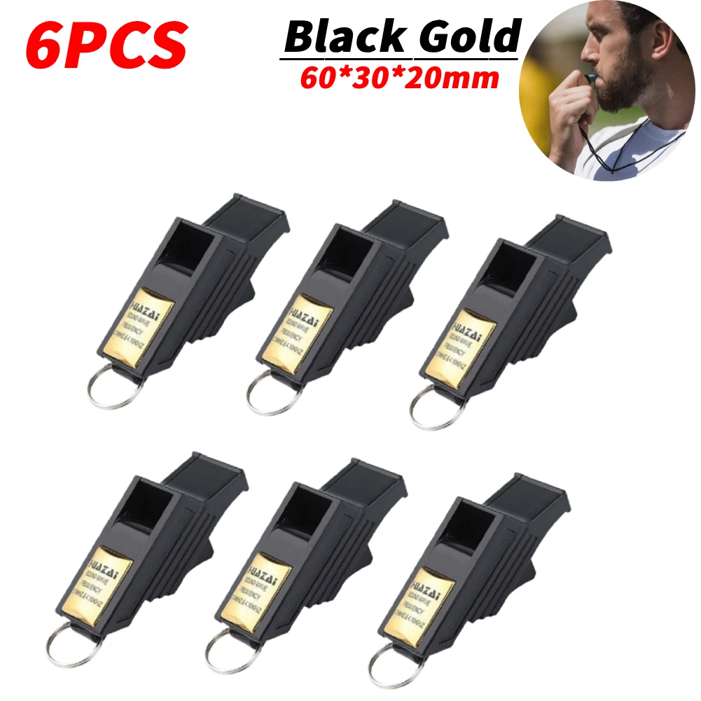 6PCS Black Gold